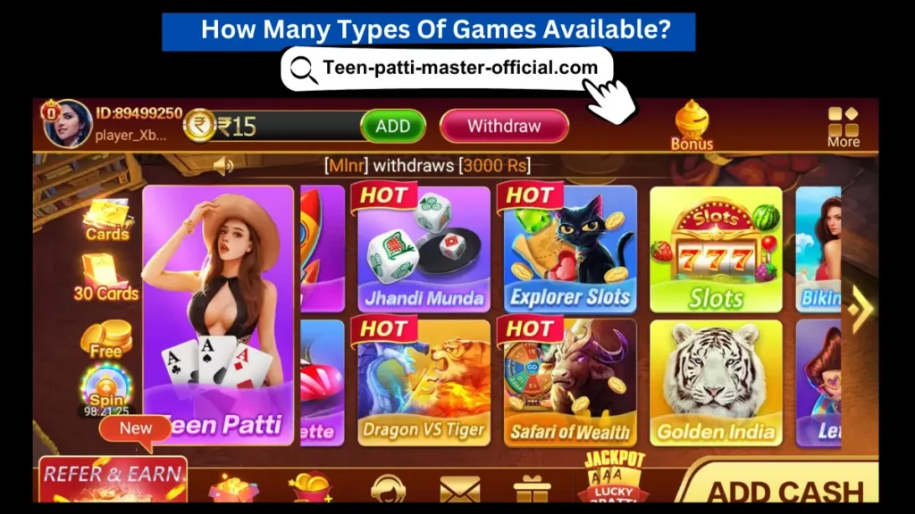 How Many Types Of Games Available